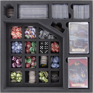 Juego de bandeja de espuma Feldherr para la caja del juego de mesa Arkham Horror 3rd Edition