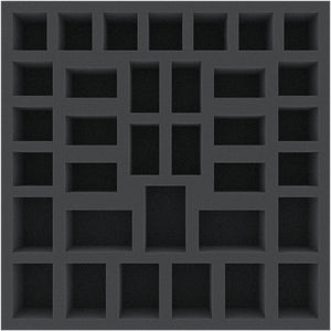 AFHU050BO 285 mm x 285 mm x 50 mm foam tray for board game boxes