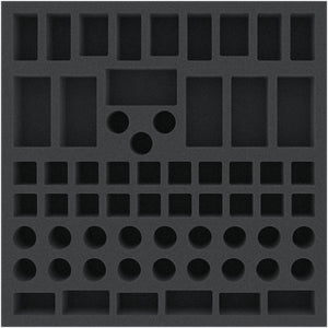 AFMEDG040BO 40 mm foam tray for Warhammer 40000: Forbidden Stars - 62 compartments