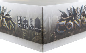 Valor de la bandeja de espuma establecido para Conan Kickstarter Barbarian y King Pledge y todas las metas de estiramiento