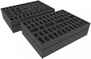 Valor de la bandeja de espuma establecido para Conan Kickstarter Barbarian y King Pledge y todas las metas de estiramiento