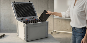 Box for 12+1 tablets - compatible with Apple iPad, Samsung and Microsoft Surface Go