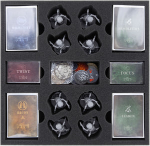 Juego de bandeja de espuma Feldherr para caja de juego de mesa Fireteam Zero