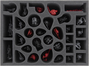 Bandeja de espuma Feldherr para Warhammer Quest: Caja de juego de mesa Blackstone Fortress