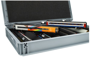 Euro Box con Zugliege - 9 compartimentos para ancho 00 - para maquetas de locomotoras, vagones y vehículos ferroviarios