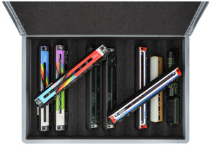 Euro Box con Zugliege - 9 compartimentos para ancho 00 - para maquetas de locomotoras, vagones y vehículos ferroviarios