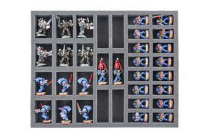 FSBR050BO Bandeja de espuma Full-Size de 50 mm con 34 compartimentos