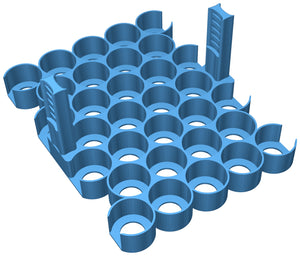 Feldherr Half-Size Caja 90 para 64 botellas de color