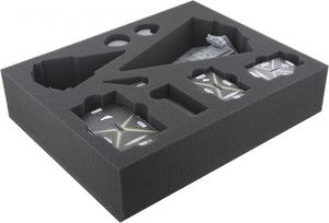 FSKP075BO Bandeja de espuma de 75 mm de tamaño completo para Star Wars Armada: Destructor de Estrellas o Quimera