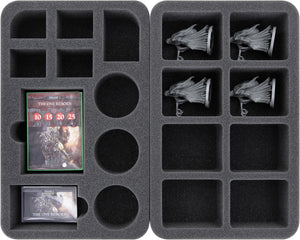 Feldherr Storage Box FSLB310 + MEDIUM bag for Bloodborne: The Board Game - 4 Optional Buys + Hunter's Dream Extras + Blood Moon Box