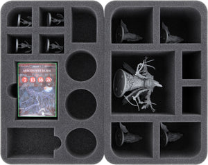 Feldherr Storage Box FSLB310 + MEDIUM bag for Bloodborne: The Board Game - 4 Optional Buys + Hunter's Dream Extras + Blood Moon Box