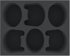 Bandeja de espuma FSMEFT090BO para Adeptus Titanicus: 3 Warlord Battle Titans