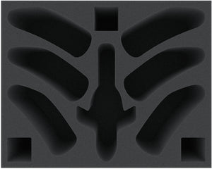 Bandeja de espuma FSMEGF120BO para Idoneth Deepkin: Guardia Akheliana + Aleación Akheliana