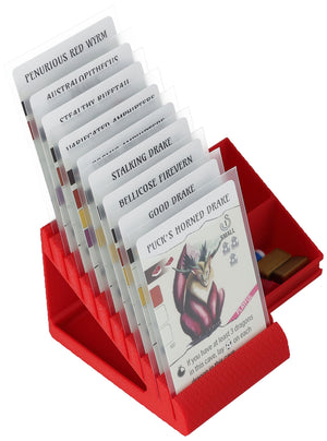 Feldherr tarjetero con compartimento para fichas para Wyrmspan - 9 cartas de dragón + material de juego