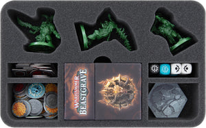 Feldherr GENERAL 370 bolsa para Warhammer Underworlds: Beastgrave - 8 bandas de guerra + bandas de guerra de Dreadfane + Primal Lair