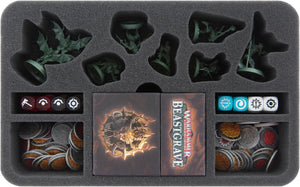 Feldherr GENERAL 370 bolsa para Warhammer Underworlds: Beastgrave - 8 bandas de guerra + bandas de guerra de Dreadfane + Primal Lair