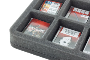 HS035ZC01 35 mm half-size Figure Foam Tray for Zombicide cards and token