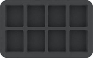 HS035ZC01 35 mm half-size Figure Foam Tray for Zombicide cards and token