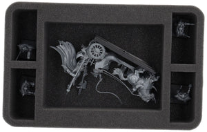 HS085A019 Bandeja de espuma Feldherr para Guerreros del Caos - 5 Compartimentos