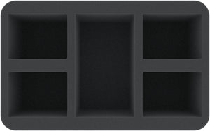 HS100A011 Bandeja de espuma Feldherr para Soulblight Gravelords - 5 compartimentos