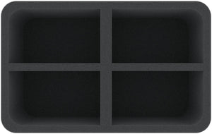 HS100A017 Half-Size bandeja de espuma para Tumba Reyes de Khemri - 4 compartimentos