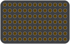 HS16Set Feldherr bandeja de espuma para botellas pulverizadoras pequeñas