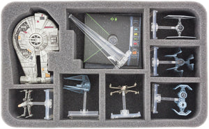 Feldherr Magnetic Box verde para Star Wars X-WING YT-2400 Freighter y 6 barcos