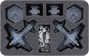 Feldherr Magnetic Box azul para Aeronautica Imperialis: Armada Imperial - Cazas Thunderbolt + Bases Volantes