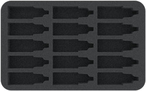 HSMEHG035BO bandeja de espuma para botellas de 15 colores