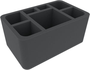HSMEME120BO 120 mm Half-Size foam tray with 7 compartments