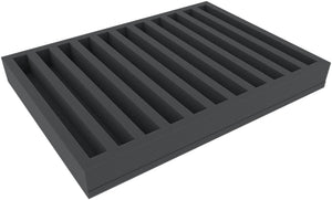 IU040A002 Feldherr foam insert for model railway - N scale - 11 compartments - for upright storage