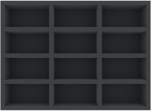 IU055A001 Foam insert for model cars 1:43 - 12 compartments