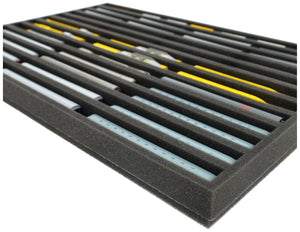 JV040A001 Feldherr foam insert for model railway - N scale - 12 compartments - for upright storage