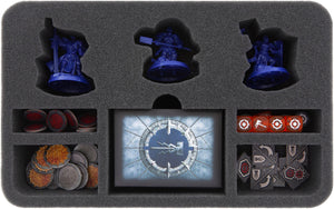 Feldherr Paquete Storage Box para Warhammer Underworlds: Shadespire + Nightvault - 16 bandas de guerra