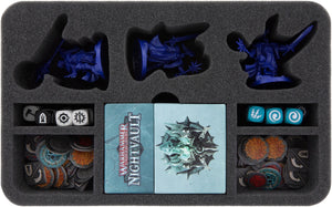 Feldherr Paquete Storage Box para Warhammer Underworlds: Shadespire + Nightvault - 16 bandas de guerra