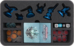 Feldherr Paquete Storage Box para Warhammer Underworlds: Shadespire + Nightvault - 16 bandas de guerra