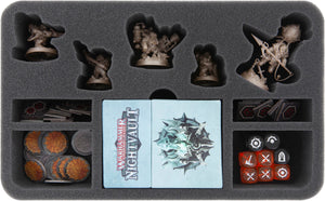 Feldherr Paquete Storage Box para Warhammer Underworlds: Shadespire + Nightvault - 16 bandas de guerra