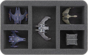 Feldherr MAXI bolsa para Star Trek Attack Wing con caja de compartimento
