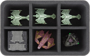 Feldherr MAXI bolsa para Star Trek Attack Wing con caja de compartimento