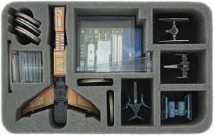 Feldherr MINI PLUS Case for X-Wing Scum and Villainy, Hound's Tooth and Slave 1