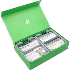 Feldherr Magnetic Box green for Warhammer Age of Sigmar: Warscroll Cards (70 x 121 mm)