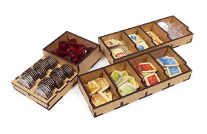 Boardgame Organizer Insert for Near and Far and expansion Amber Mines