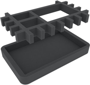 Feldherr Magnetic Box yellow for tabletop role-playing game - with dice tray