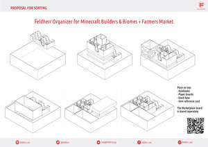 Feldherr Organizer Insert for Minecraft: Builders and Biomes + Farmers Market expansion