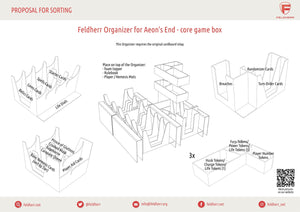 Feldherr Organizer Insert for Aeon’s End - core game box