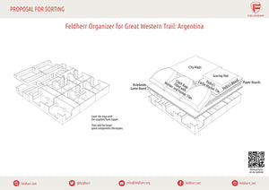 Feldherr Organizer Insert para Great Western Trail Segunda edición + ampliación / Argentina