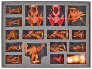 Feldherr foam set with card holders for HeroQuest (2021) - Prophecy of Telor - board game box