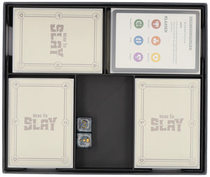 Feldherr Organizer Insert for Here To Slay (German 2nd Edition) - core game box