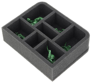QS050A002 Bandeja de espuma Quarter-Size Feldherr para Warhammer Underworlds - 7 compartimentos