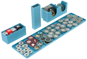 Feldherr Juego de Espuma + Organizador para Warhammer Quest: Darkwater - Caja del Juego Básico